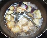 なすと鶏肉の具だくさん“旨”味噌汁作り方5写真