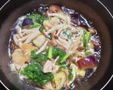 なすと鶏肉の具だくさん“旨”味噌汁作り方7写真