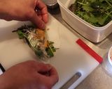 ザクザク食感!グラノーラ生春巻き作り方3写真