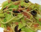 春キャベツと小エビのパスタ作り方12写真
