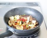 簡単美味しい【筍と豚の焼肉のたれ炒め】作り方6写真