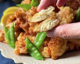 和風！フワフワ胸肉のきつね唐揚げ作り方8写真