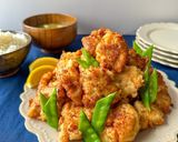 和風！フワフワ胸肉のきつね唐揚げ作り方7写真