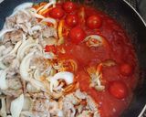 トマトソースで簡単 豚 カボチャ作り方6写真