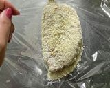 手を汚さず少量パン粉で衣をつける方法作り方5写真