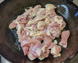 鶏肉とにんにくの芽の塩だれ炒め作り方4写真