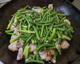 鶏肉とにんにくの芽の塩だれ炒め作り方5写真