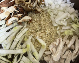 もち麦のキノコとササミ野菜のスープ作り方3写真
