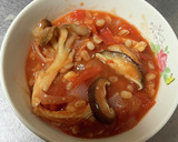 もち麦のキノコとササミ野菜のスープ作り方6写真