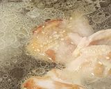 水菜鶏もも肉朝粥☆アジアン粥☆ダイエット作り方1写真