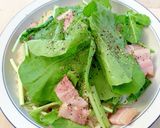 ルッコラとベーコンでイタリアンそうめん作り方5写真