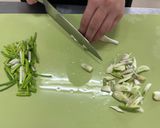 島らっきょうとぶた肉炒め作り方2写真