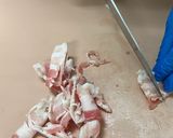 島らっきょうとぶた肉炒め作り方3写真