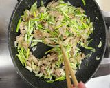 島らっきょうとぶた肉炒め作り方5写真