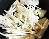 ジュワ〜っ!なすとえのきのピリ辛酢作り方2写真