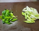 ねぎと牛肉の和風スパゲッティ作り方2写真