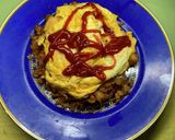 昭和純喫茶風のオムライス作り方15写真