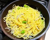 そら豆とシラスのパスタ作り方3写真