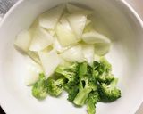 肉無簡単きな粉ごま赤味噌親子丼味野菜炒め作り方10写真