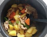 炊飯器で簡単調理☆麺つゆ肉じゃが。作り方6写真