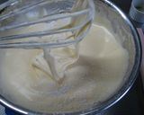若草*ゆず茶ロールケーキ作り方4写真