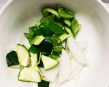 きな粉味噌ごま照り味豚こま大根青椒肉絲風作り方6写真