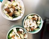 きな粉味噌ごま照り味豚こま大根青椒肉絲風作り方10写真