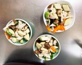 きな粉味噌ごま照り味豚こま大根青椒肉絲風作り方11写真