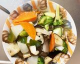 きな粉味噌ごま照り味豚こま大根青椒肉絲風作り方13写真