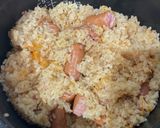 ソーセージにんじんバター　炊き込みご飯作り方6写真