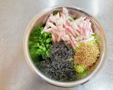 葉野菜のひじきチーズ和え作り方4写真