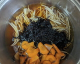 我が家のひじきと根菜おこわ（蒸し器）作り方6写真
