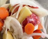 肉じゃがキャベツ煮人参スープあさり蒸し作り方3写真
