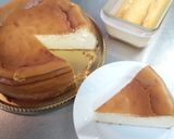 小麦粉無しで大きなベイクドチーズケーキ作り方25写真