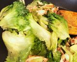 鶏肉と卵とレタスの塩ダレ炒め作り方5写真