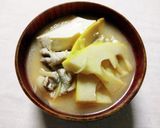 しのんち☆ザックザクな！たけのこ豚汁作り方4写真