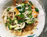 お一人様野菜たっぷりピリ辛キムチ味噌炒飯作り方10写真