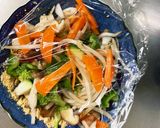 お一人様野菜たっぷりオイスター川柳風炒飯作り方10写真