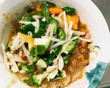 お一人様野菜たっぷりピリ辛キムチ味噌炒飯作り方11写真
