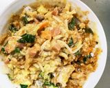 お一人様野菜たっぷりピリ辛キムチ味噌炒飯作り方18写真