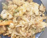 お一人様野菜たっぷりオイスター川柳風炒飯作り方20写真