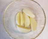 塩麹とにんにくソースの焼きポテト作り方2写真