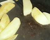 塩麹とにんにくソースの焼きポテト作り方5写真