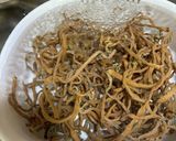 乾燥したぜんまいの戻し方メモ作り方23写真