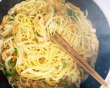 ツナの味噌中華風パスタフルーティー風味作り方8写真