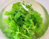 海苔とカラムシの蕎麦ジェノベーゼ作り方1写真