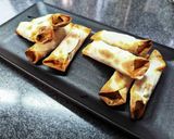 残り物で！餃子の皮でちくわチーズおつまみ作り方7写真