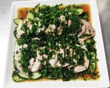 ゆで豚のパセリぽん酢作り方6写真