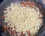 給食風高野豆腐のそぼろ丼作り方5写真