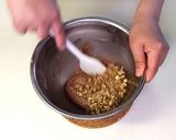 ざくざくクッキーチョコケーキ作り方7写真